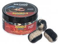 Jaxon Dumbels Duo Color Sinking Method Feeder 50g 8/10mm - Halibut-czosnek