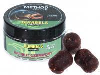 Jaxon Dumbels Sinking Method Feeder 50g 8/10mm - Halibut czerwony