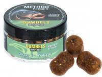 Jaxon Dumbels Sinking Method Feeder 50g 8/10mm - Orzech Tygrysi