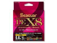 Braid Line Seaguar PE X8 Multicolor 150m 0.6Gou 0.128mm