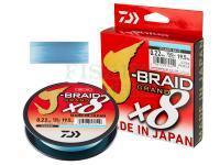 Braided line Daiwa J-Braid Grand X8 - blue 135m | 0.13mm | 8.5kg | 19.0lb