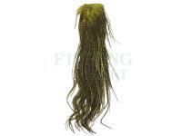 Keough Hackles Half Grizzly Saddle Grade #1 - Olive