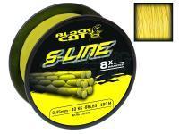 Plecionka Black Cat S-Line Yellow 450m 0.55mm 70kg / 154lbs