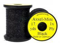 Lameta pleciona Uni Axxel-Mini Flash Tinsel Flash 1 Strand 17 yds - Black