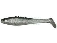 Soft baits Dragon Lunatic 8.5cm CLEAR/BLACK - silver glitter