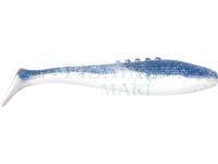 Soft baits Dragon Lunatic Pro 8.5cm - White/Clear | Blue Glitter