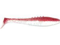 Soft baits Dragon Lunatic Pro 8.5cm - White/Clear | Red Glitter