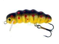 Lure Microbait Maggot 33mm - Strip Yellow