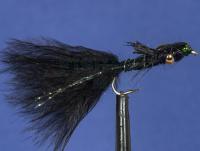 Fly Marabou Damsel Nymph Black no. 10