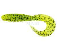 Przynęty twistery Fishup Mighty Grub 3.5ich | 90mm - Chartreuse/Black