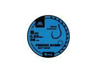 Przypony Mikado Feeder Bomb MF14 Rigs Bait Band 0.25mm/38cm - #6