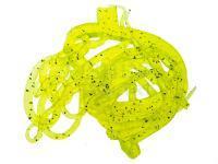 Hareline Mini Squiggle Worms - Fl Chartreuse