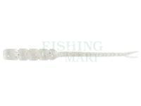 Soft Baits Mustad AJI Worm Bachi-Bachi 2" 5cm - Clear Silver Glitter