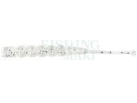 Soft Baits Mustad AJI Worm Plu-Plu 2" 5cm - Clear Silver Glitter