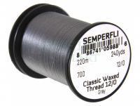 Nić Semperfli Classic Waxed Thread 12/0 240 Yards - Gray