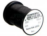 Nić Semperfli Nano Silk 100D Predator 6/0 100m 109yds - Black