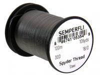 Semperfli Spyder Thread 18/0 100m 109yds 30D - Steel
