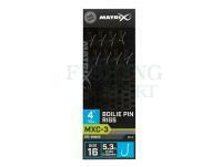 Przypony Matrix MXC-3 Boilie Pin Rigs 10cm - Size 14 / 0.18mm