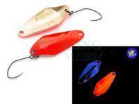 Trout Spoon Nories Masukuroto Rooney 1.8g - #001 (Fluo-Red / Gold)