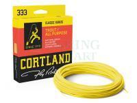 Fly line Cortland 333 Trout All Purpose Floating Yellow WF5F