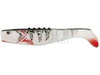 Soft baits Dragon Phantail Print 7.5cm WHITE/BLACK - red/black-red print