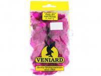 Pióra Veniard Grey English Partridge Neck - Fl Pink