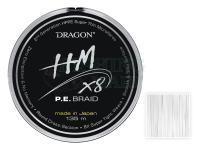 Plecionka na spinning Dragon HM X8 P.E. Braid White 135m 0.06mm