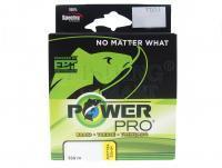 Braided line PowerPro Hi-Vis Yellow 135m 0.15mm 9kg