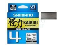 Plecionka Shimano Kairiki 4 | Steel Gray 150m 0.315mm