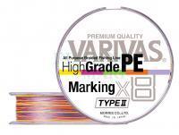 Plecionka Varivas High Grade PE X8 Marking Edition Type 2 Multi-color 150m 13lb #0.6