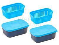Pellet soaking containers with strainers - 128A