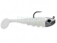 Soft Bait Delalande Touptishad 3cm 2g - 010 - Blanc