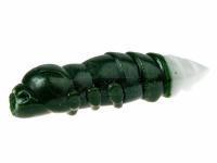 Soft bait FishUp Pupa 1.2inch 32mm - 140 Dark Olive / White