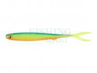 Soft Bait Fox Rage Slick Finesse Super Soft 13cm 5in - UV Blue Back Chartreuse