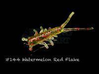 Soft Bait Lunker City Hellgie 1.5 inch - #144 Watermelon Red Flake