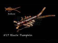 Soft Bait Lunker City Hellgie 1.5 inch - #17 Black Pumpkin