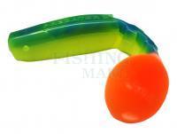 Soft bait Manns Predator 3 UV 80mm - Blue Tiger