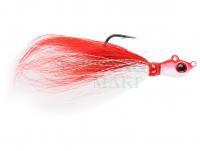 Lure Mustad Big Eye Bucktail Jig 7g  1/4oz - Red-White