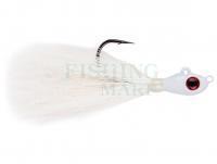 Lure Mustad Big Eye Bucktail Jig 7g  1/4oz - White