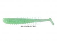 Soft Bait Reins Aji Ringer Shad 1.5 inch | 4cm - #141 Glow Melon Soda