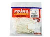 Soft Bait Reins Fat G-Tail Grub 2 inch - 014 Pearl White