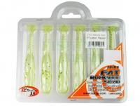 Soft bait Reins Fat Rockvibe Shad 4 inch - B17 Lemon Pepper