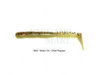 Soft Bait Reins Rockvibe Shad 3.5 inch - B48 Motor Oil Pepper Chartreuse