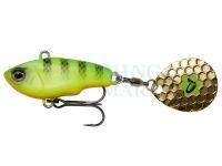 Lure Savage Gear Fat Tail Spin 8cm 24g - Firetiger Fluo