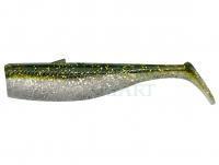 Soft bait Savage Minnow Weedless Tail 8cm 6g 5pcs - Green Silver