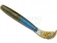 Soft bait Strike King Rage Ned Cut-R Worm 7.5cm - Blue Craw