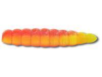 Quantum Soft Baits Magic Trout B-Maggot 25mm - Garlic | Orange-yellow