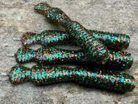 Przynęty miękkie Great Fish GF2 Leech 60mm 1.8g - bezzapachowy - colorful glitter
