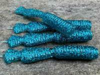 Przynęty miękkie Great Fish GF2 Leech 60mm 1.8g - bezzapachowy - glitter blue
