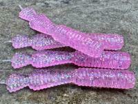 Przynęty miękkie Great Fish GF2 Leech 60mm 1.8g - bezzapachowy - glitter pink